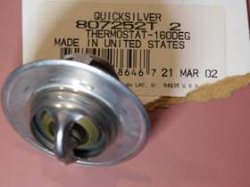 807252t2 Mercury Quicksilver Thermostat Brand New Genuine Oe Very Fast Free Ship