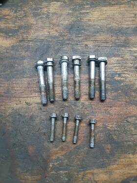 0911042 Omc Johnson Evinrude Screw Powerhead To Adapter