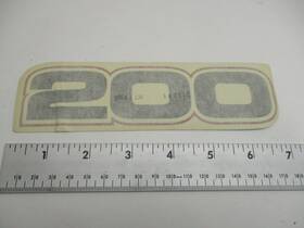 0215281 Omc 215281 Evinrude 200 Hp Outboard Front Decal 0215281 Omc 215281 Evinrude 200 Hp Outboard Front Decal