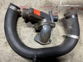 38503 Omc 92-96 5.8l 351w V8 Ford Marine Boat Engine Thermostat Housing Hose 302 5.0