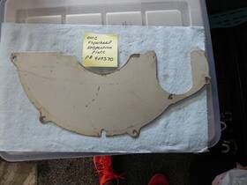 909370 Omc Stern Drive Flywheel Inspection Housing Cover P# Nice Part