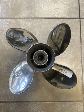 T4sg26p Precision Propeller 26p Stainless Steel 4 Blade