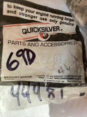 8m0043537 Quicksilver 11-44481 Mercruiser Bb Rocker Arm Nut Oem # Lot Of 2 R2833 69d