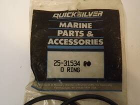 25-31534 Quicksilver Mercruiser Mercury Mariner O-ring Pack Of 2 Each