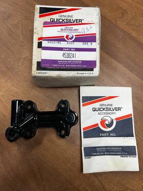 45382a1 Quicksilver Nos Mercury Control Valve Housing Assy. 1967-1985
