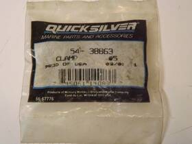 54-8m0090424 Quicksilver 54-38863 Mercruiser Clamp Pack Of 5 Each Oem
