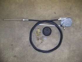 Ssc6217 Seastar 17ft Steering Cable And Helm With Hardware. Teleflex Replacement
