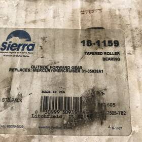31-35928a1 Sierra 18-1159 New Mercury Mercruiser Roller Bearing Replaces