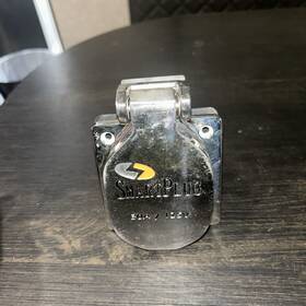 Bm30nt Smartplug 30 Amp /124v Steel Inlet With Stainless Cover Marine Rv