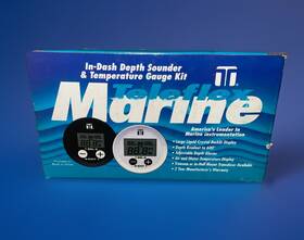 61282p Teleflex Marine Depth And Temperature Guage Kit In-hull Transducer