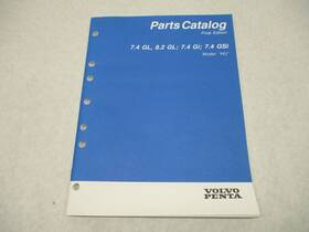 7797019-2 Volvo 1995 Penta Stern Drive Parts Catalog Model Inch Hu 7.4l 8.2l