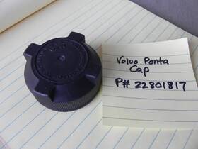 22801817 Volvo Penta Stern Drive Cap Assembly P# Nice Used Oem
