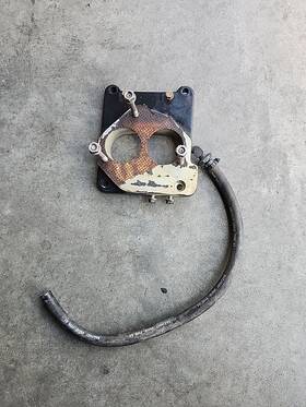 3850270 Volvo Penta 98 5.7gi 350 V8 Gm Boat Engine Throttle Body Intake Adapter Spacer