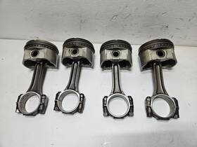 3853340 Volvo Penta Omc Cobra Gm 3.0l Piston And Rod Assembly Set Of 4