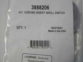 3888206 Volvo Penta Brp Cover Plate With Switch Insert Oem Remote Control