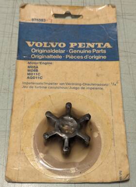Aqd11c Volvo Penta 875583 Genuine Impeller Kit New Oem Md5a Md6b Md11c