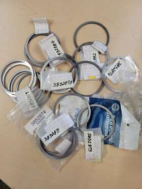 3852882 Volvo Penta Omc Lot Of Shim Rings