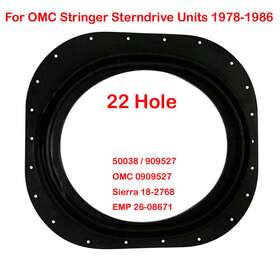 909527 Yiheozux 50038 22 Holes Transom Seal Gasket Oe# Fits 1978-1986 Omc Stringer Sterndrive