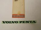 Omc Volvo Penta Decal, Trim Ram Tilt Cylinder 3855648. Fixed Price $15.99.
