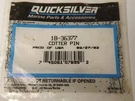 Mercury Mercruiser Quicksilver Stainless Retaining Pin Cotter 18-36377. Fixed Price $13.99.