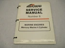 90-44553 1285 Mercruiser #8 Mercury Marine Cylinder Engine Service Repair Manu. Fixed Price $19.90.