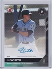 2020 Topps 100 Prospects #T21A Evan White Autograph Mariners. Fixed Price $19.95.