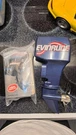 Evinrude 225 Ho Outboard Motor Trailer Hitch Decoration Cover Spinning Prop Nos. Fixed Price $88.00.