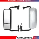 Driver+passenger Pair Chrome Mirrors Complete Truck For 04-17 Volvo Vnl. Fixed Price $289.37.