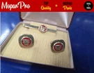 Nos 1940S 50S 60S Mercury Cufflinks Set With Tie Bar 1950 1951 1952 46 47 48 49. Fixed Price $69.95.