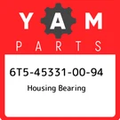 6T5-45331-00-94 Yamaha Housing Bearing 6T5453310094, New Genuine Oem Part. Fixed Price $147.10.