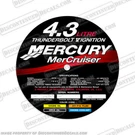 Fits Mercruiser 4.3 Litre Thunderbolt Flame Arrestor Decal Kit. Fixed Price $54.95.