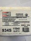 New *sealed* Champion Evinrude Johnson 24 Pack Copper Spark Plugs 934S QL87YC. Fixed Price $59.99.