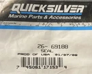 Quicksilver 26-69188 Seal. Fixed Price $13.50.