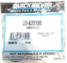Mercury Quicksilver Marine Grommet Part # 25-833155 Oem/genuine. Fixed Price $12.88.