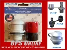 New Flush-m Quick Connect Fitting For Mercury Outboards 75HP 500HP White. Fixed Price $75.00.