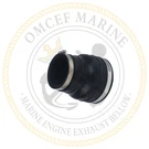 Omc Sterndrive Manifold Exhaust Hose 3-4" # 0778260 /0912328 /0912312 W/ 2CLAMP. Fixed Price $29.50.