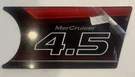 Oem Mercruiser 4.5L Engine Decal 8M000845 2014+ New. Fixed Price $16.00.