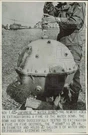 1965 Press Photo Japanese Water Bomb Fire Extinguisher Successfully Tested. Fixed Price $24.99.