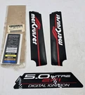 Mercury Quicksilver Mercruiser Decal Set 37-861314A-6 5.0 Litre Efi Digital. Fixed Price $79.88.