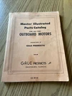 1961 Gale Master Illustrated Parts Catalog For All Outboard Motors. Fixed Price $30.00.