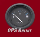 Mercury Marine Analog Gauge - Black Voltmeter 895286A01. Fixed Price $30.46.