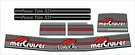 Mercruiser Alpha One Gen Two W/gray Rams Sticker Set. Fixed Price $21.95.
