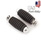 Universal Fit Honda Rubber Pedals Rearset Modified Foot Pegs Parts Silver Usa. Fixed Price $12.28.