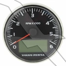 Volvo Penta Evc Marine Engine Tachometer Rpm Black Gauge 21234545 3847841. Fixed Price $559.99.