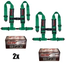 Stv Motorsports Auto Seat Belt Harness 4 Point 2" Rzr XP1K Yamaha Can-am (pair). Fixed Price $120.00.