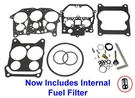 Rochester Quadrajet Marine Carburetor Rebuild Kit Mercruiser Volvo Omc. Fixed Price $24.95.