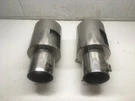 J1 Mercury Mercruiser Exhaust Pipes, Tips Muffler, Gaffrig Pair. Fixed Price $400.00.