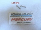 T40 Mercury Quicksilver 10-37978 Screw Lot Of 2 Oem New Factory Boat Parts. Fixed Price $9.41.