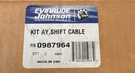 Omc Cobra Intermediate Shift Cable Kit Assy Part #987964. Fixed Price $279.99.