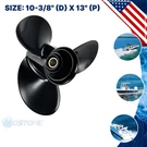 Aluminum Propeller 10-3/8 X For Mercury 48-73136A40 Rh, 10.38 Pitch. Fixed Price $55.94.